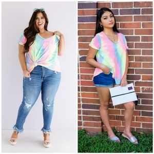 Weekend Down in Margaritaville Tie Dye Tee